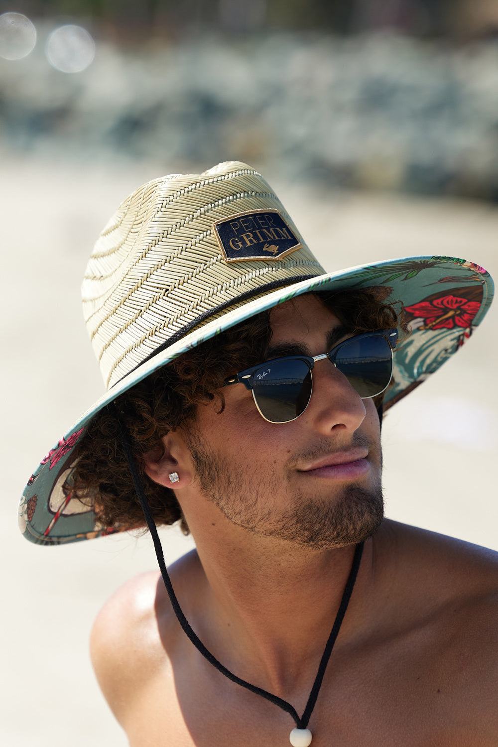 Waikiki Straw Lifeguard Hat Doba